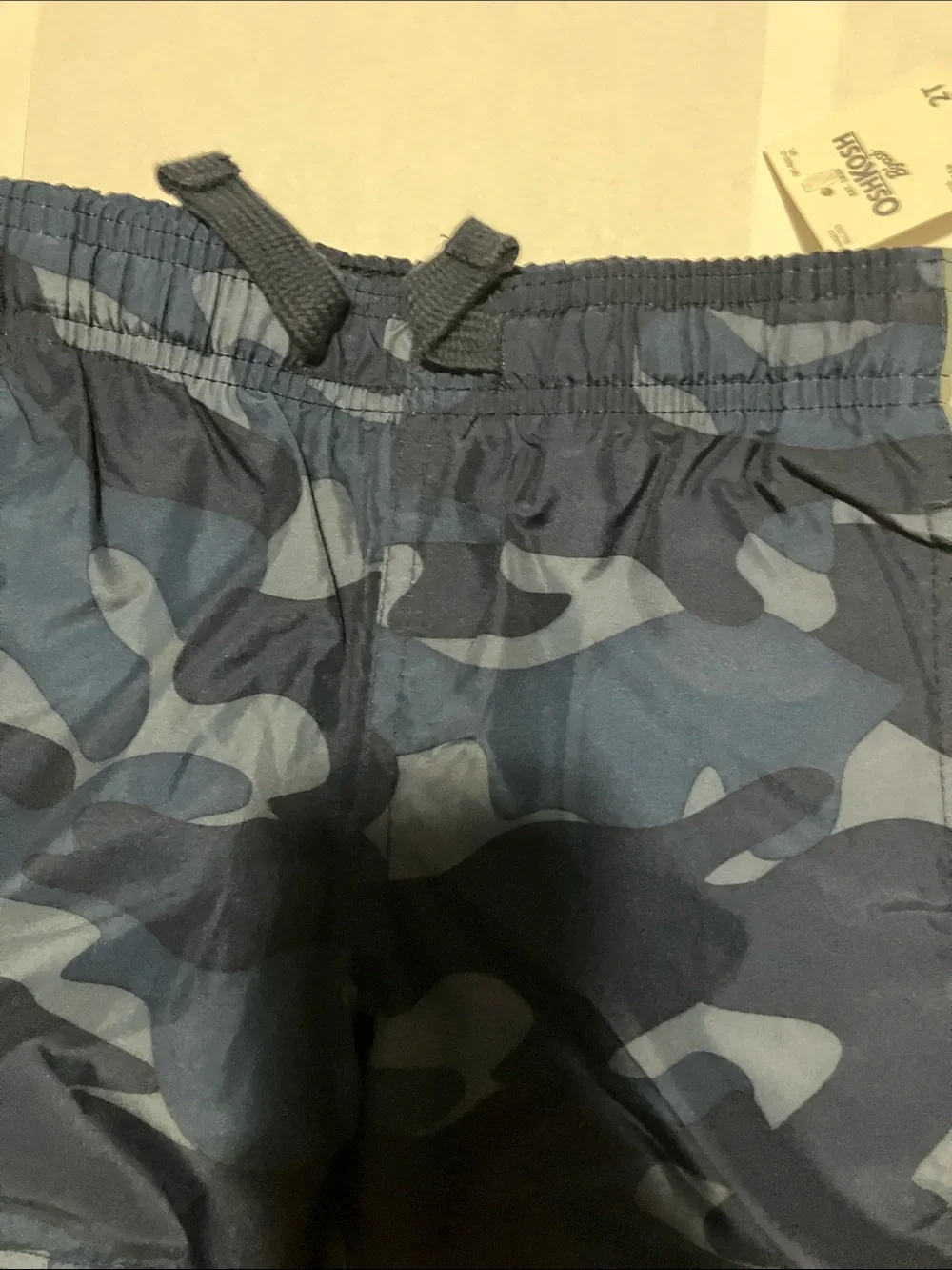 Carter's Navy and Slate Blue Camo pants